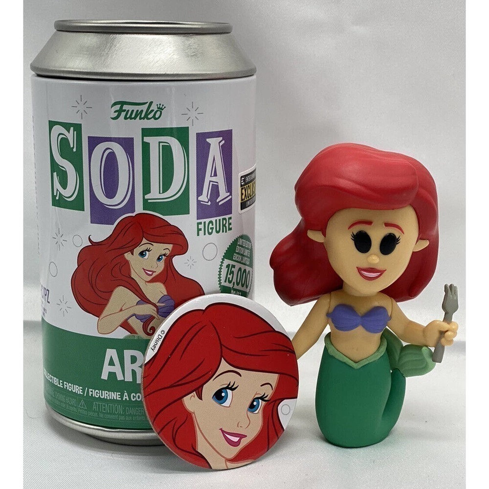 Disney Little Mermaid Ariel Vinyl Soda Figure Common